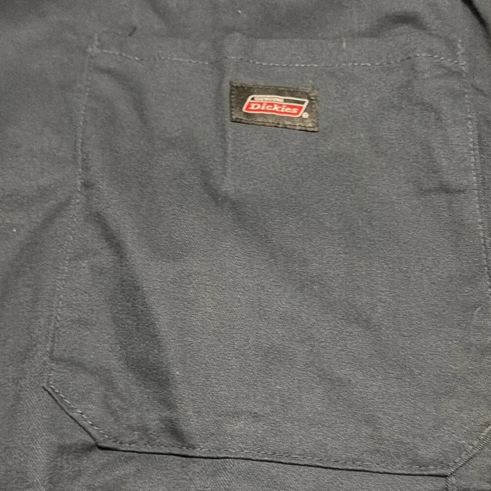 Dickies Coveralls Mens 2XL Navy Blue Work Long Sleeve SEE MEASUREMENTS NEW